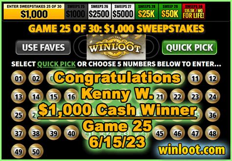winloot winners only.